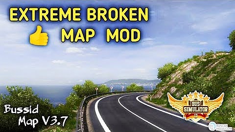 Bussid Map Mod V3.7_ Extreme Broken😜 Map Mod For Bus simulator indonesia // Borken offroad map mod 👺