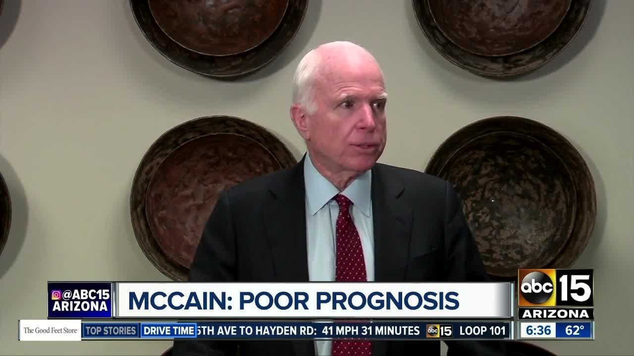 McCain calls brain cancer prognosis 'very poor'