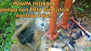 Pompa air tanpa listrik nonstop