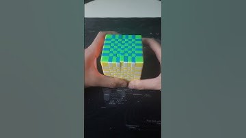 Checkerboard Pattern on a Big Cube #Shorts