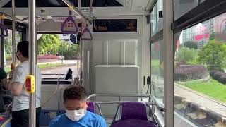 澳巴三門海格混合動力增程車E3287@56俾利喇/高士德報站