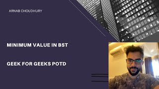 |Min Value In BST|Easy|POTD|GeekForGeeks|POTD|