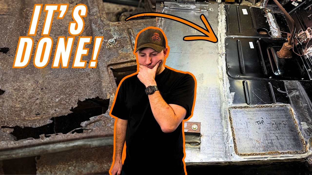 Последние работы по устранению ржавчины на моем Chevrolet 1950 года выпуска.