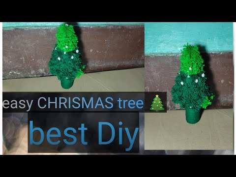 How To Make Woolen Christmas Tree 🎄||DIY|| - YouTube