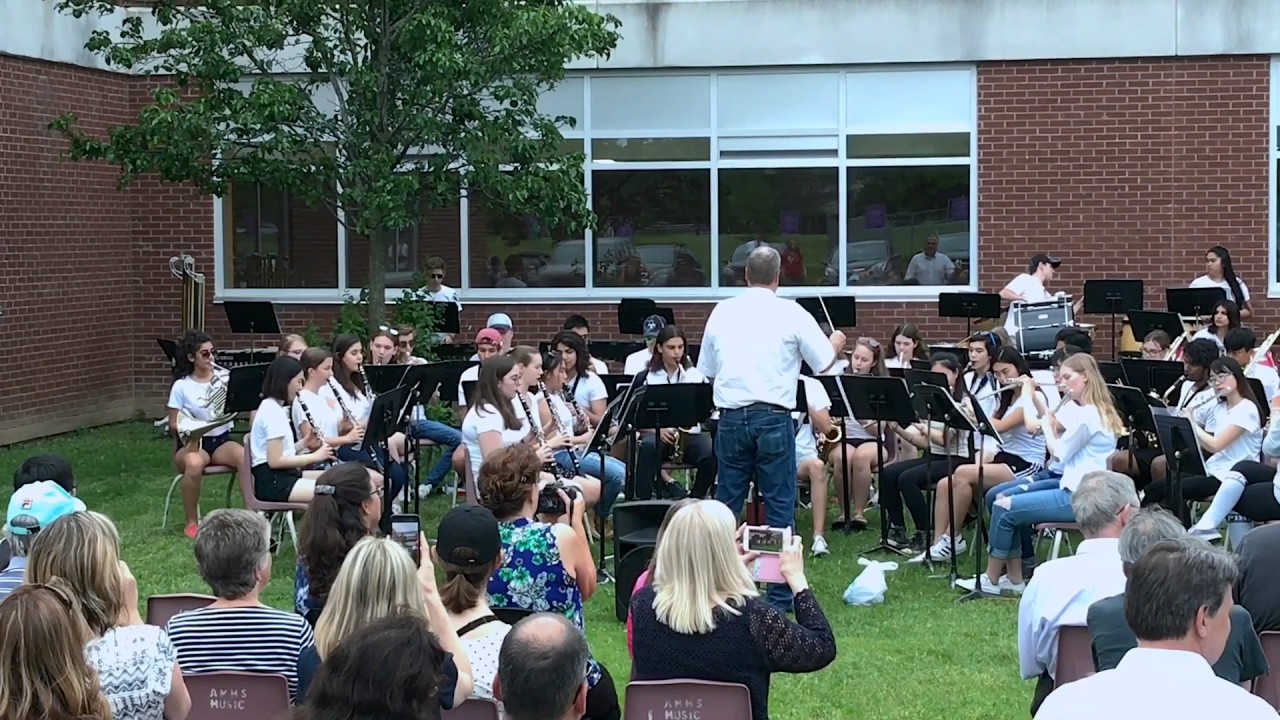AMHS Band Outdoors at School Full Show 1080 30 June 12 2017