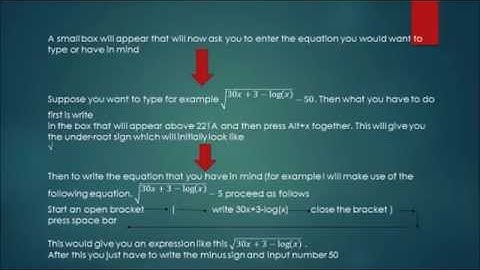 Extend Square Root in Microsoft Word