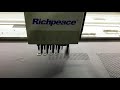 Perforation for square holes for car seat or leather cover