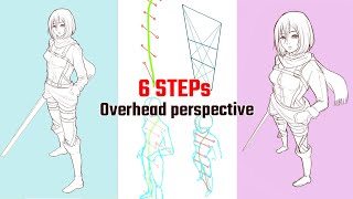 Easy 6 Steps How To Draw Overhead Perspective Improve Your Art