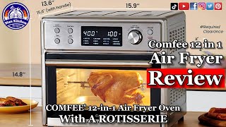 COMFEE' Air Fryer Toaster Oven  Cherry Bourbon BBQ Chicken 