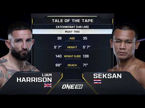 LEGENDS CLASH ☠️⚡Seksan vs. Liam Harrison | Muay Thai Full Fight