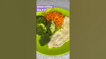 ¿Qué pasa si sigues la dieta militar?