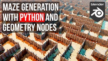 Generate Mazes In Blender With Python