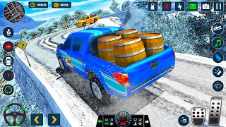 Offroad Pickup Truck Cargo Sim - Car Mountain Hill Driving Gameplay  screenshot 3