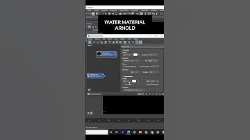Beginners guide to create Water with Arnold materials in 3ds max 2024 @zna_studio  #3dsmax