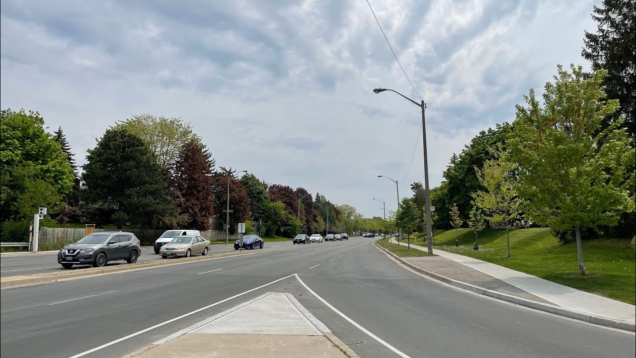 Toronto Walk: Walking Along Leslie Street from Van Horne Ave to Finch East (May 19th, 2023)
