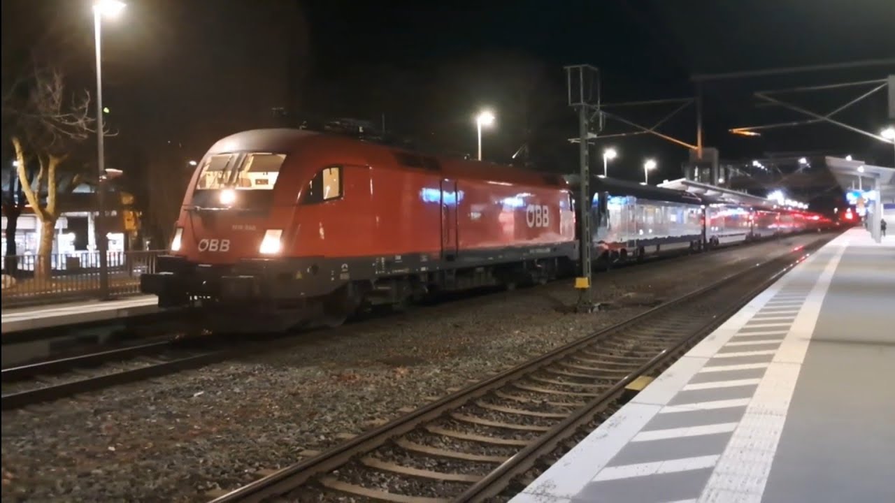 Nachtzüge in Lindau Reutin und Vorarlberg (Aut)|Treffen verschiedenster Unternehmen (ÖBB/HZPP/MAV)