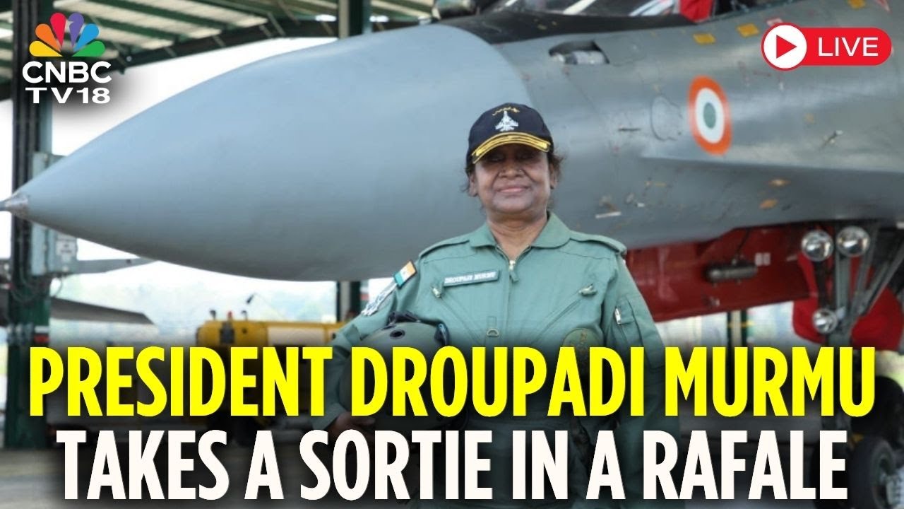 Droupadi Murmu In Haryana LIVE | Droupadi Murmu Visits Ambala, Takes A Sortie In Rafale | N18L