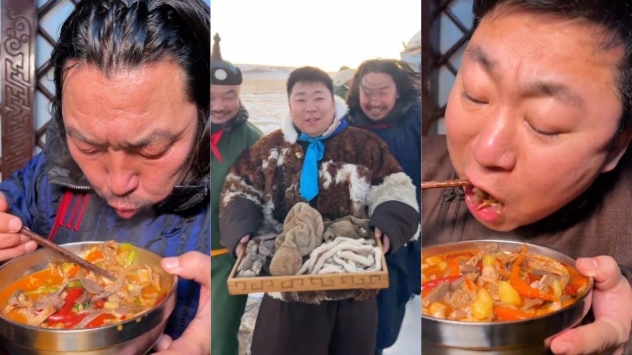 Сегодня дома много людей! Время для горячей тарелки супа из бараньих субпродуктов.