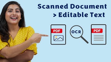 How to Edit a Scanned Document / Edit PDF - With OCR Converter & No Watermark
