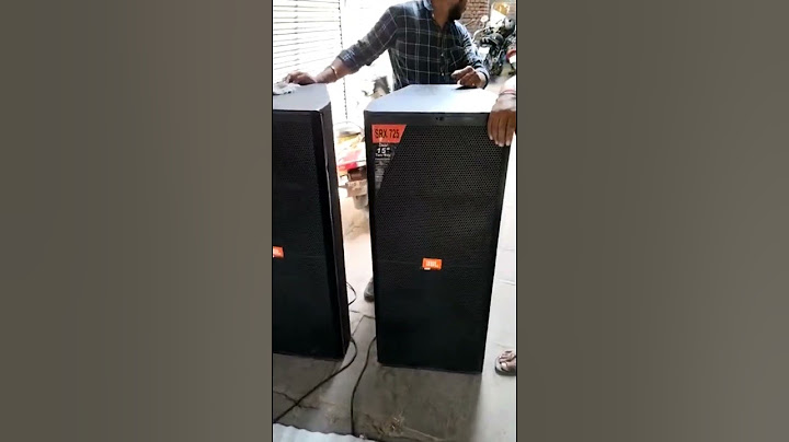 JBL SRXSERIES 15inch 1200w sound test