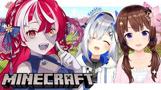 【MINECRAFT】デコレーションのお手伝いをします!! DECORATING KANATA-SENPAI'S CASTLE!!【Hololive Indonesia 2nd Gen】