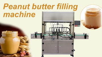 Semi-automatic and automatic bottle peanut butter filling machine | packaging machine
