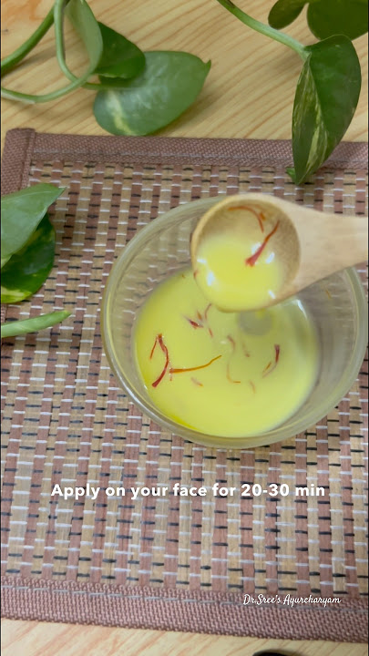 Masker wajah untuk kulit bercahaya || kunyit untuk memutihkan kulit || mencerahkan kulit || #perawatankulit #pemutihan
