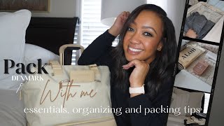 Pack with Me for Denmark | Essentials, Organizing and Packing Tips | MeToya Monroe