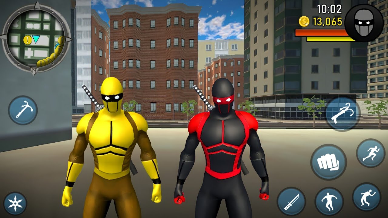 Blue Spider Ninja Superhero Simulator 😍 - Süper Kahraman Örümcek Adam Oyunu #36 - Android Gameplay