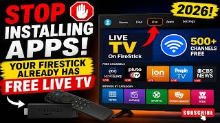 Stop Installing Apps! Your FireStick Already Has FREE Live TV (2026)