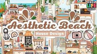 AESTHETIC BEACH HOUSE DESIGN ???? | Toca Life World | Jazel Creations