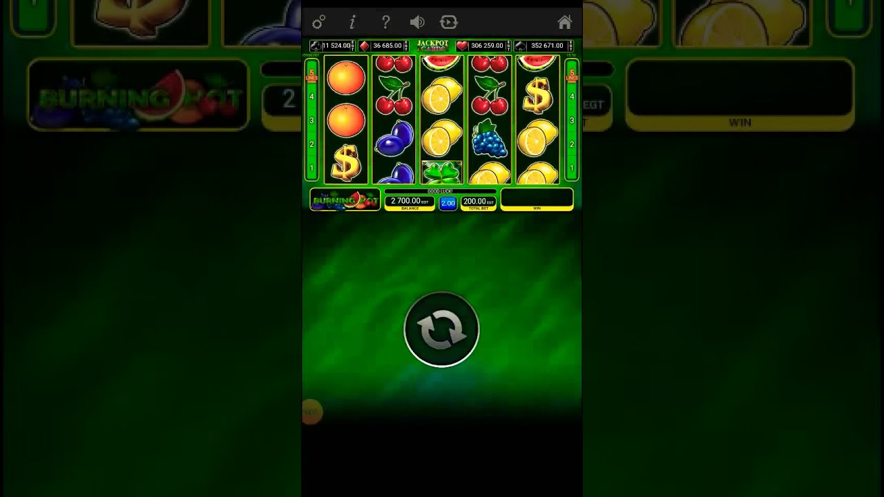 Игры BURNING HOT 5 lines JACKPOT