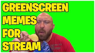 Ryback Eating Chips Green Screen Video Template For Streams And Memes