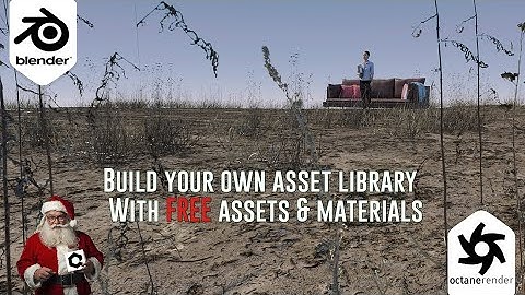 Build a HUGE asset library with Blender and Quixel