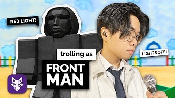 TROLLING PLAYERS as the FRONT MAN in ROBLOX SQUID GAME