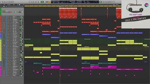 Logic X Pro Template You Don’t Care (Future Pop) #logicproxtemplate #logicprox #logicpro