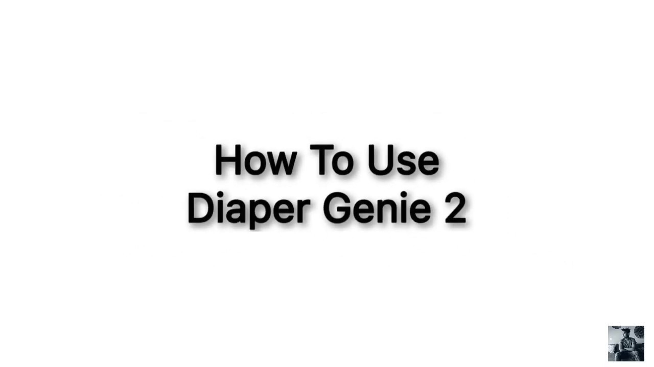 How To Use Diaper Genie 2 YouTube How To Use Diaper Genie 2 YouTube