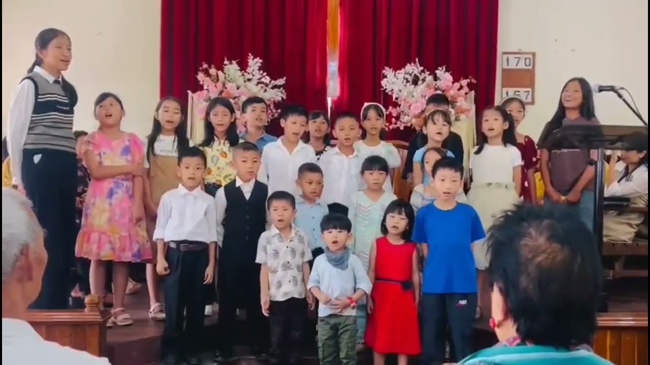 My son’s first stage performance at church 🙏✨