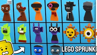 Lego Sprunki How To Build Sprunki Characters - Normal And Horror