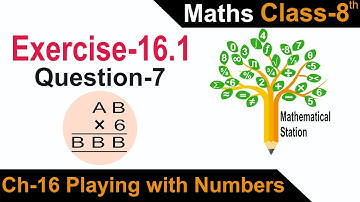 Class-8, Ch-16 Ex-16.1 Q-7 Maths.