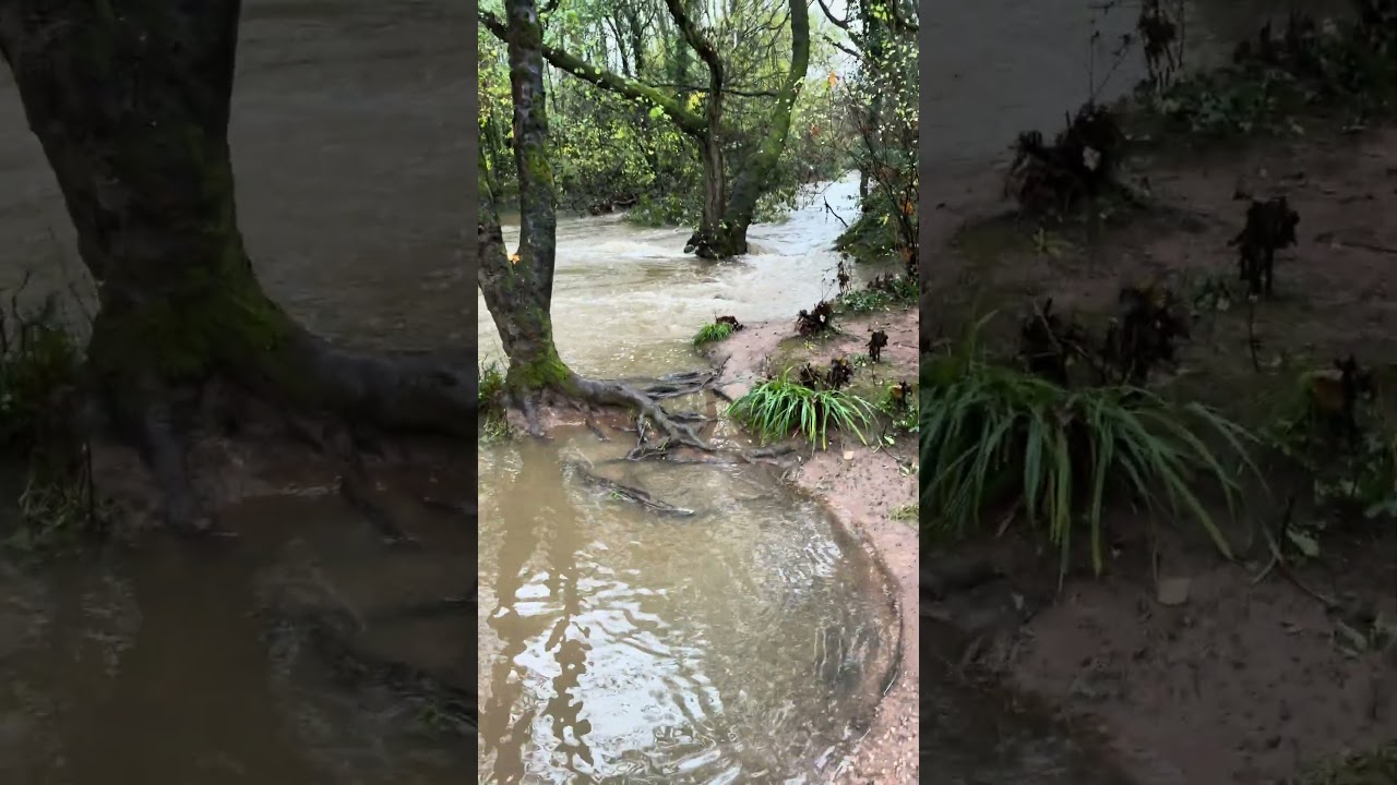 River Arrow the day after Storm Claudia