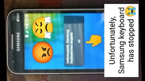 Unfortunately, Samsung keyboard has stopped