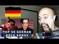 American reacts to top 50 german rock songs  best german rock music