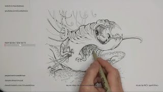 #043 Клип, Арт Стрим. Дракон | Clip, Art Stream. Dragon | Murat Alimov