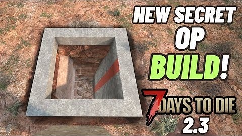 This video exposes a new secret horde base build In 7 days to die 2.3