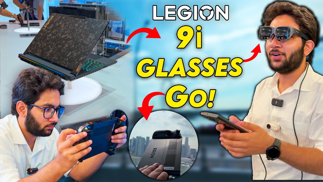 I Got My Hands On Lenovo Legion Go, Glasses & 9i in Singapore!