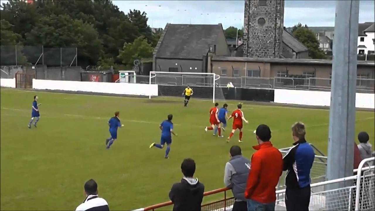 football score larne v glenavon