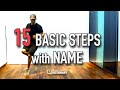 15 House Dance Basic Steps with Names | Beginnersハウスダンス初心者むけ基本ステップ名前付き解説