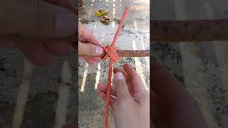 Double Clove Hitch/ Rope Skills And Knots. #Knots #Shorts
