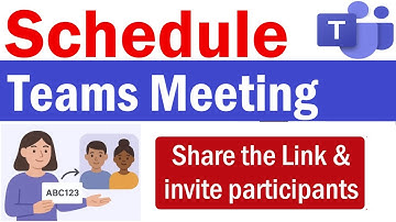 Een Microsoft Teams-vergadering plannen | Een Teams-vergaderingslink maken en iemand uitnodigen